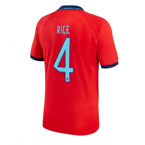 England Declan Rice #4 Replika Udebanetrøje VM 2022 Kortærmet